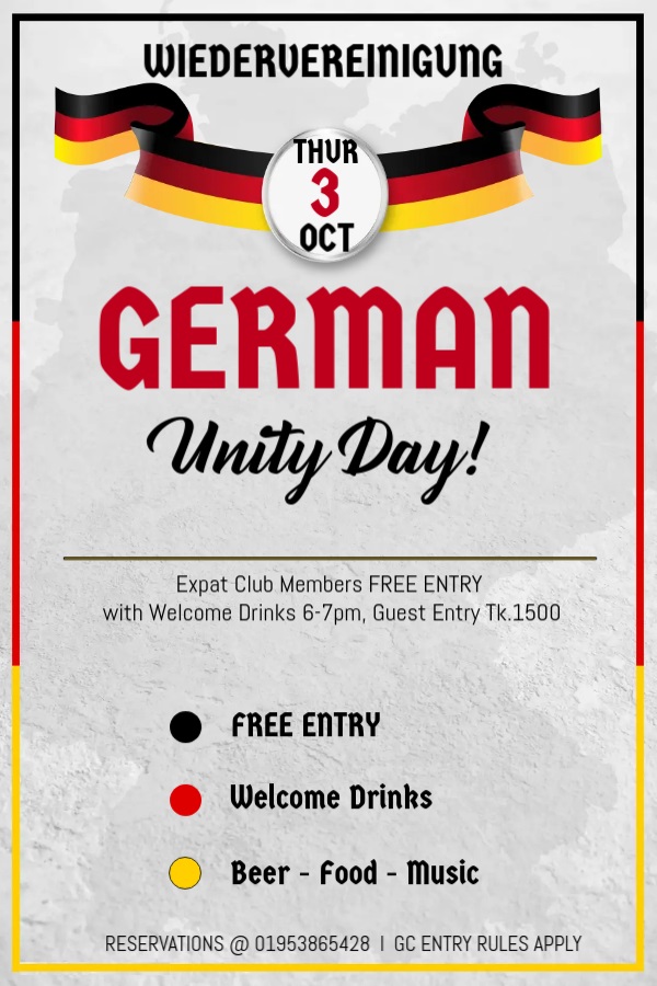 German Day of Unity Poster